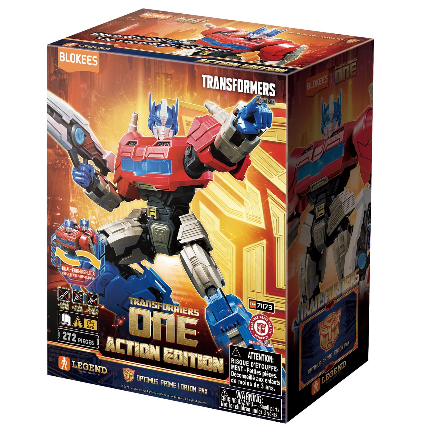 Blokees Transformers One Action Edition: Optimus Prime