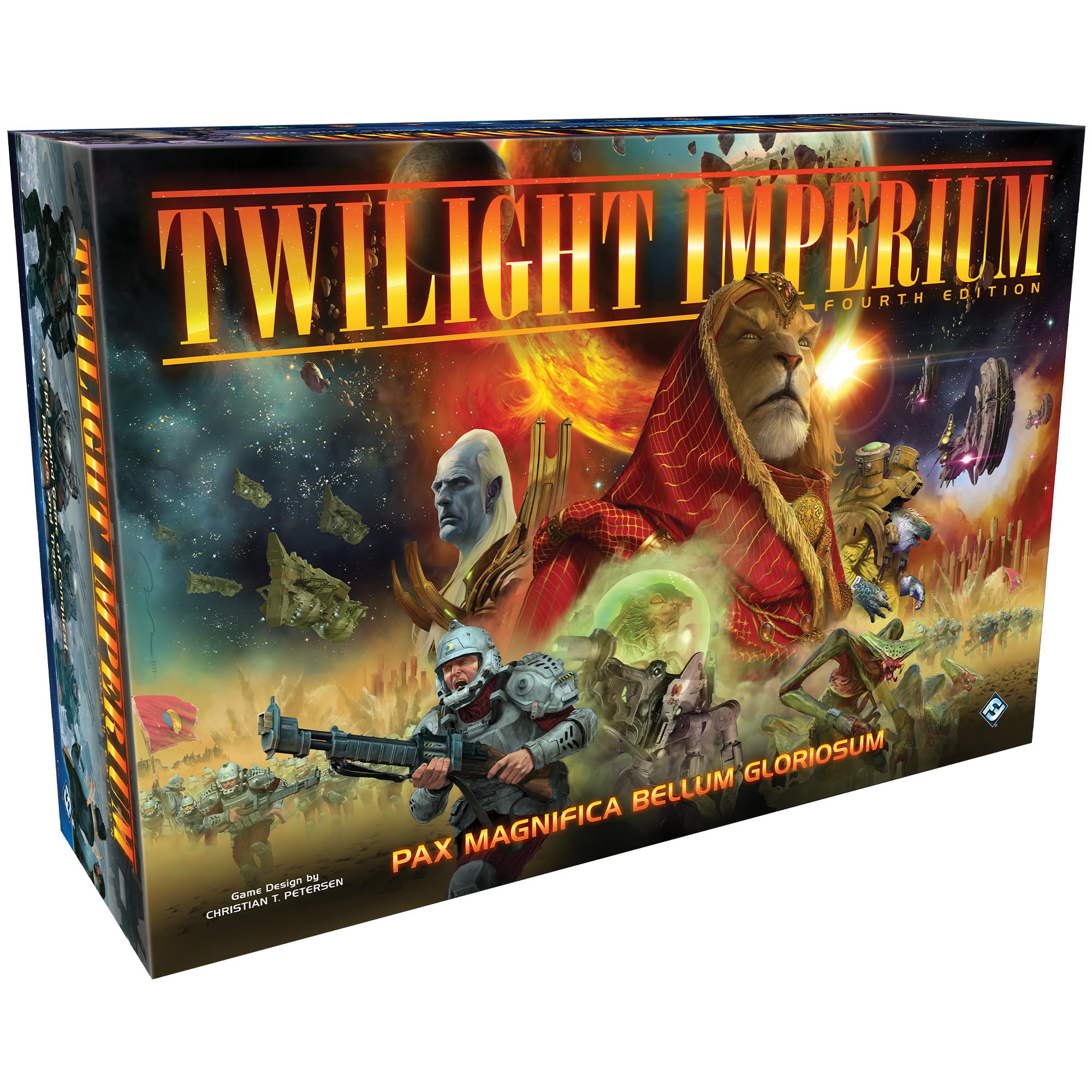 Asmodee Twilight Imperium: 4th Edition Board Game - Epic Galactic Conquest, Sci-Fi Adventure Strategy Game for Kids & Adults, Ages 14+, 3-6 Players, 4-8 Hour Playtime
