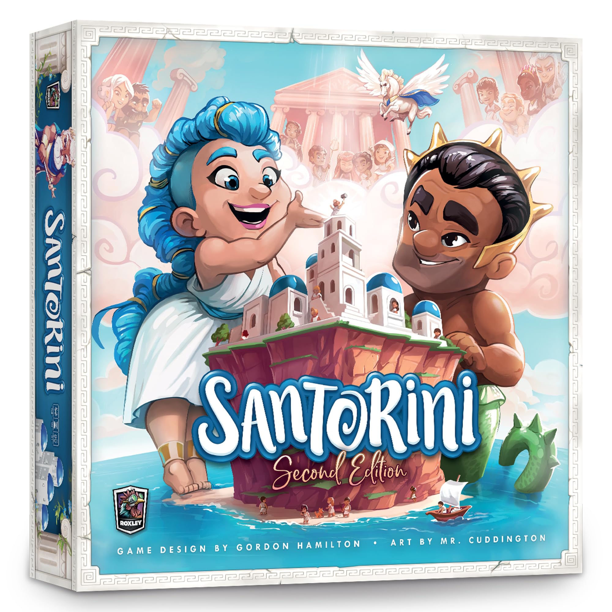 Santorini: Second Edition - an Elegant, Accessible Strategy Game Based in Greek Mythology | Ages 8+ | Plays in 20 Minutes