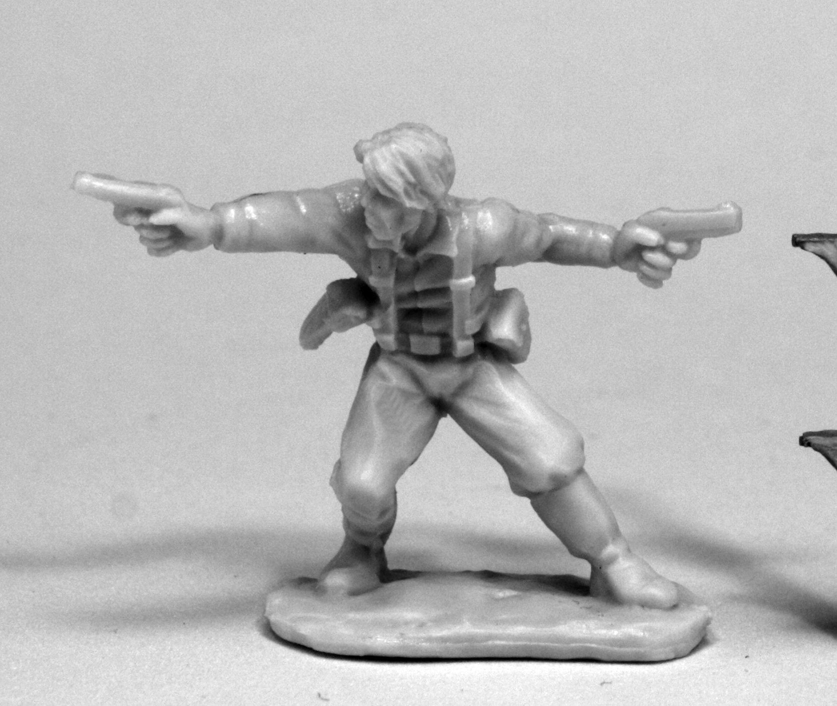 Reaper Miniatures 80074 Jake Ryan Hero Explorer, Chronoscope Bones Miniature
