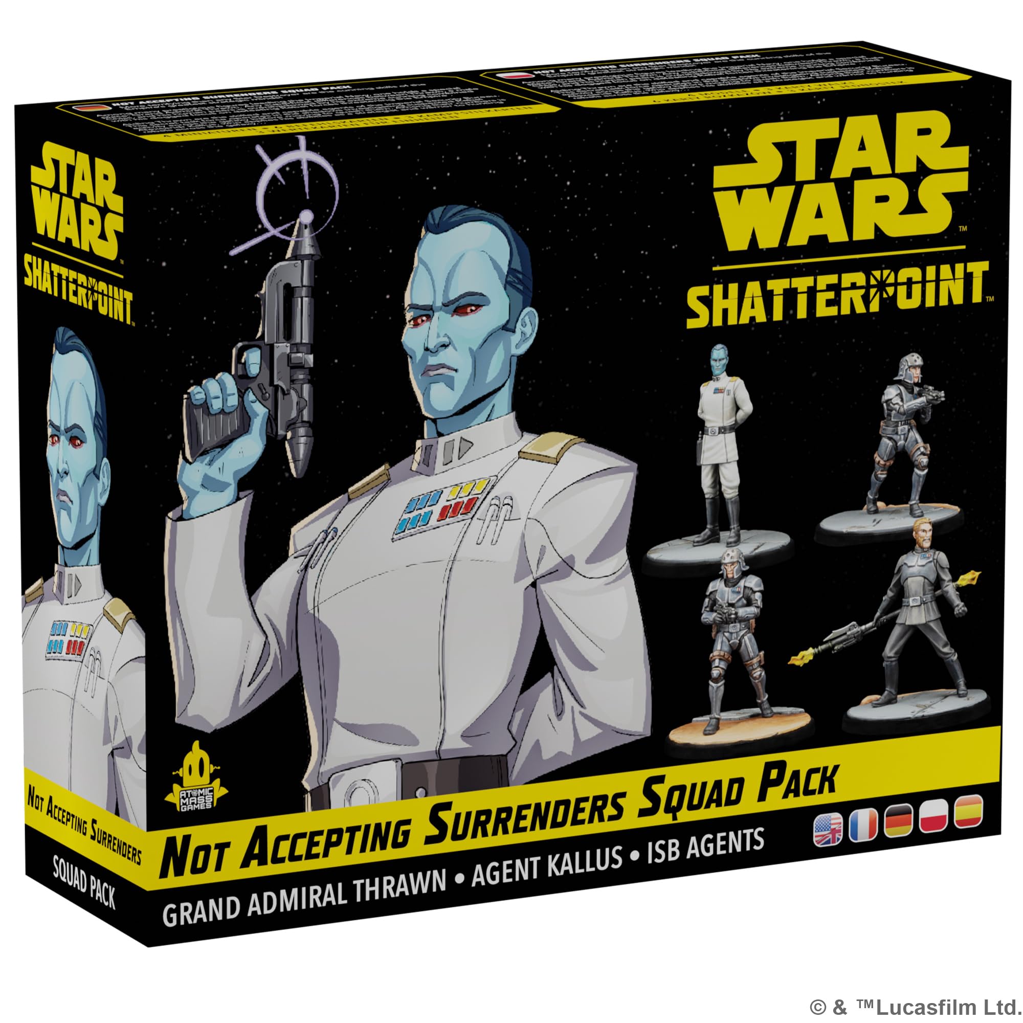 Star Wars Shatterpoint Not Accepting Surrenders Squad Pack - Tabletop Miniatures Game, Strategy Game for Kids and Adults, Ages 14+, 2 Players, 90 Minute Playtime, Made by Atomic Mass Games