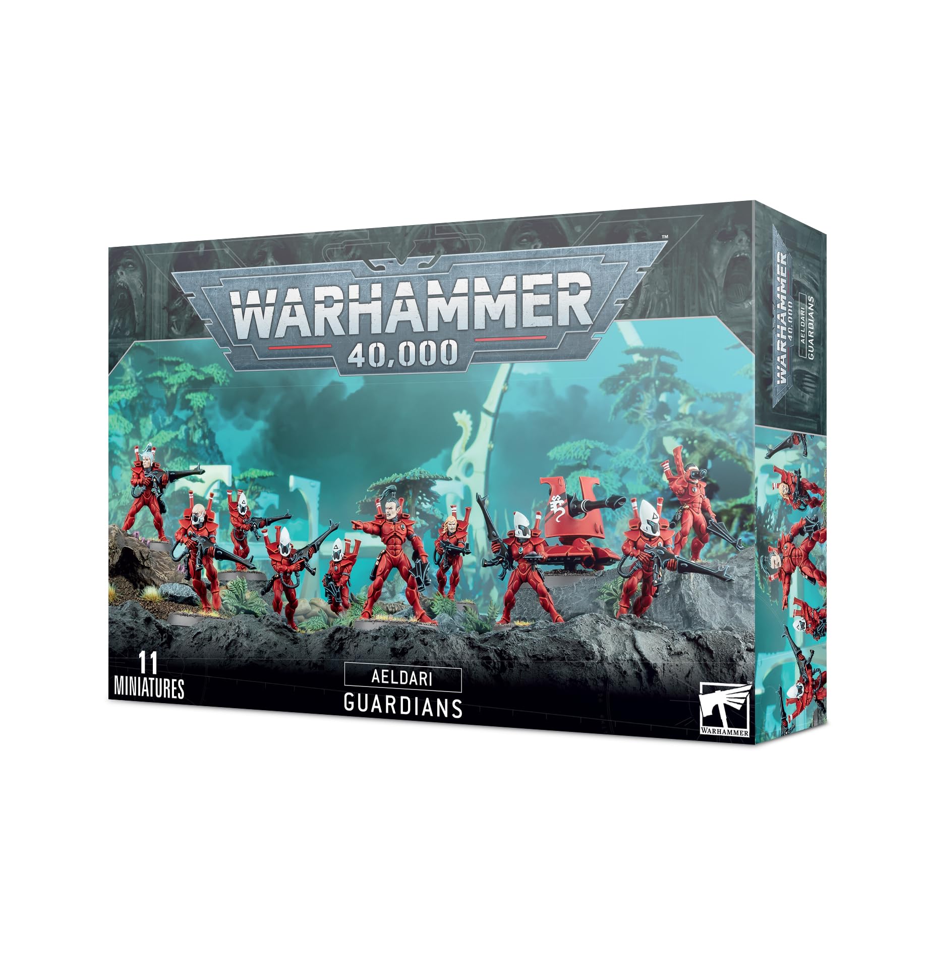 Warhammer 40k - Aeldari Gardiens, Black
