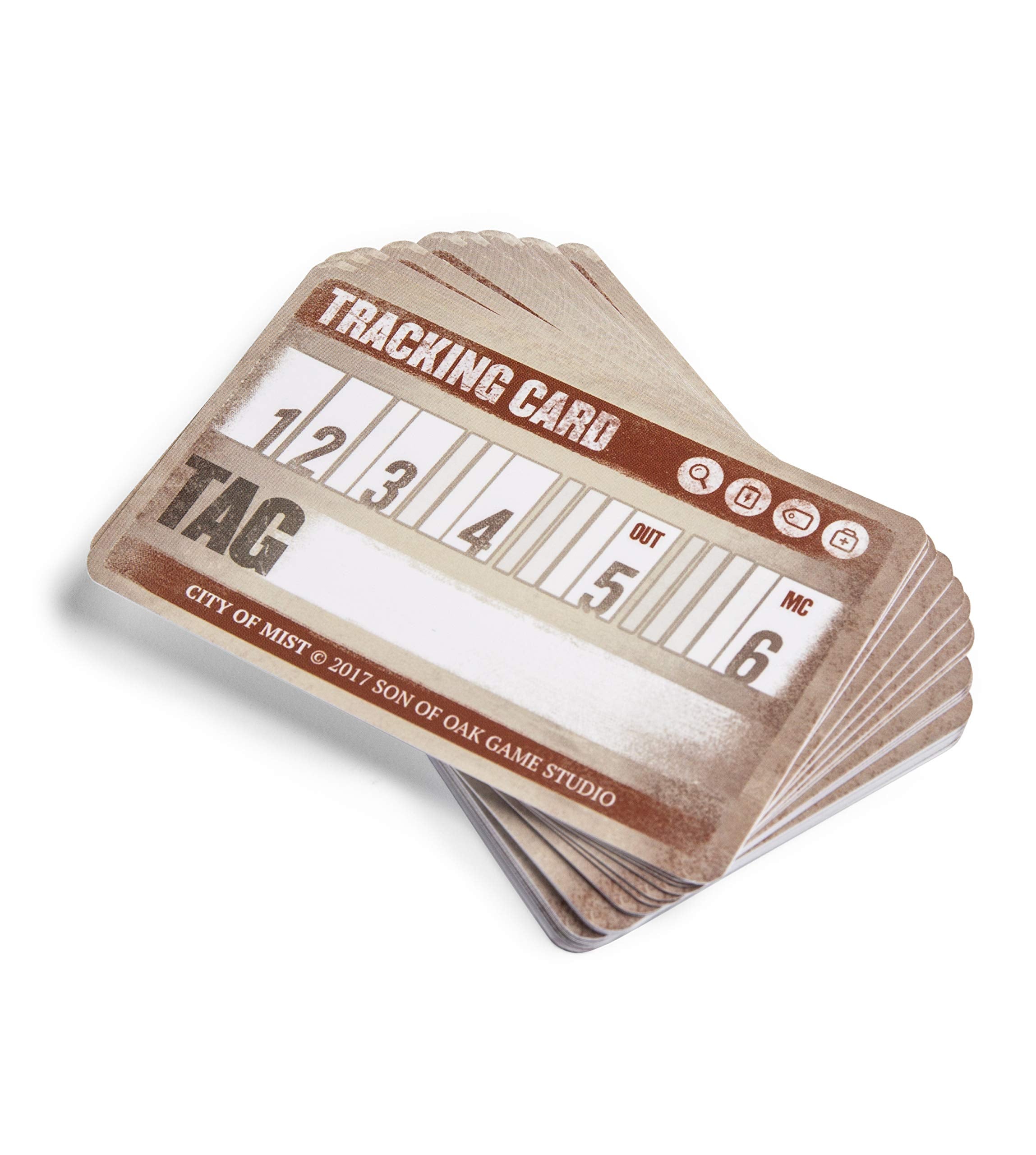 City of Mist Role-Playing Game Tracking Cards