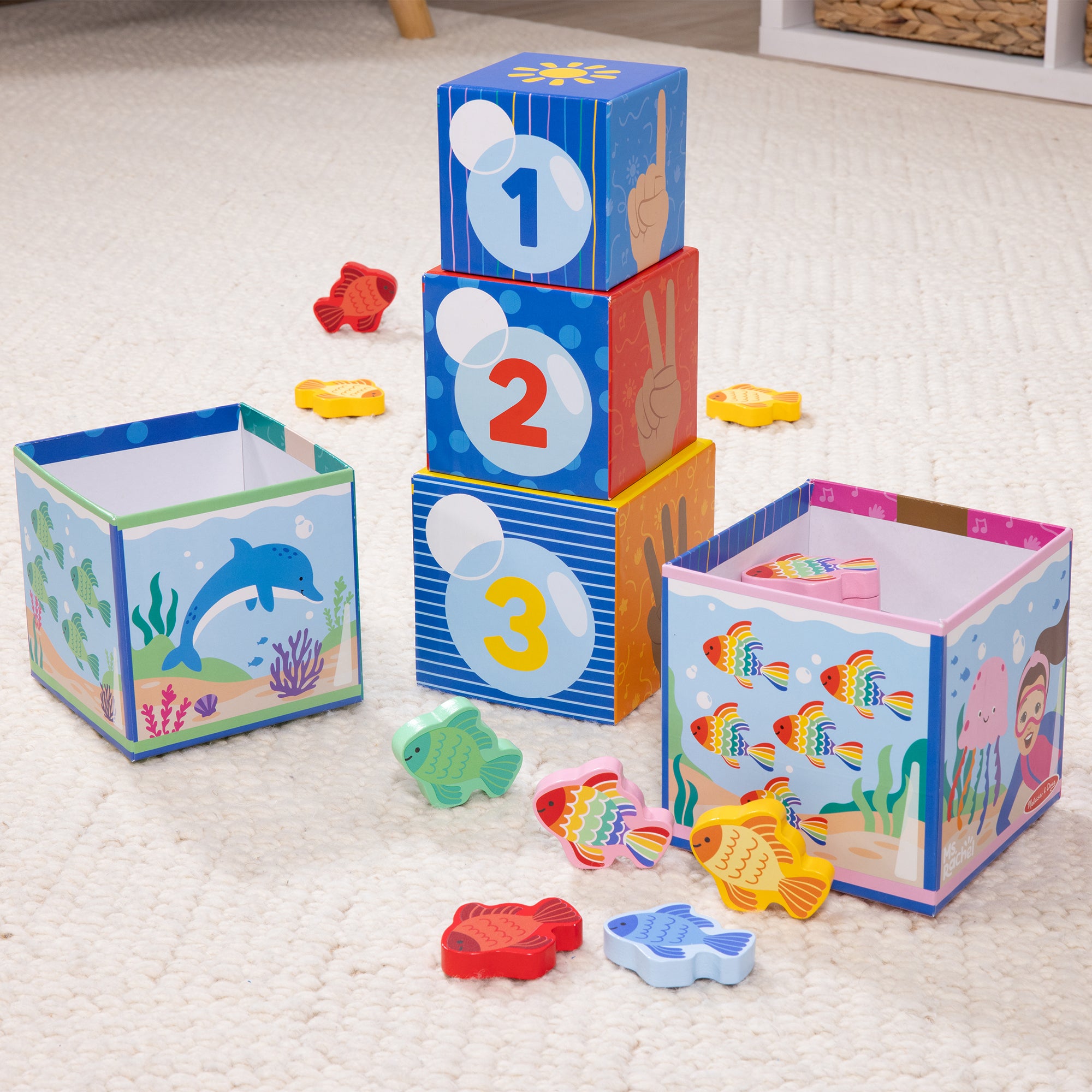 Ms. Rachel Sort & Count Nesting Blocks
