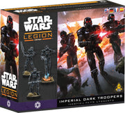 Asmodee Star Wars: Legion Dark Troopers - Galactic Empire Heavy Support Unit with Double Activation, Tabletop Miniatures Strategy Game for Kids & Adults, Ages 14+, 2 Players, 90 Min Playtime