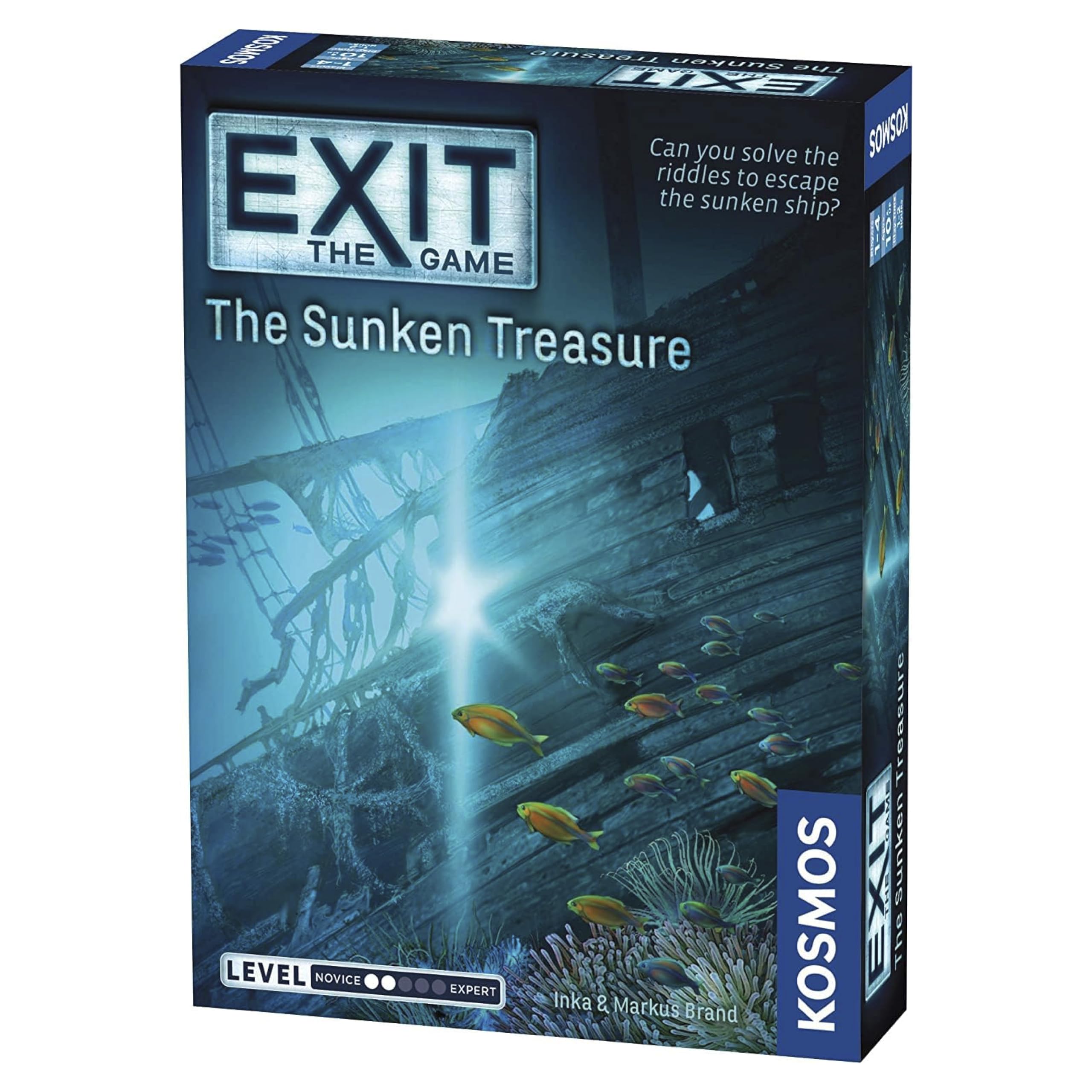 The Sunken Treasure | Exit: The Game - A Kosmos| Family-Friendly, Card-Based At-Home Escape Room Experience for 1 To 4 Players, Ages 10+