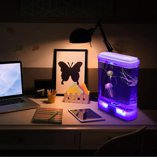 Illuminated Jellyfish Lamp (10.5" H x 3.5" W x 8" L)