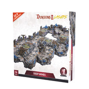 Dungeons & Lasers: Deep Mines 56 pc DND Terrain Set - 5e Compatible - Painting and Assembly Required - for 14 Years +