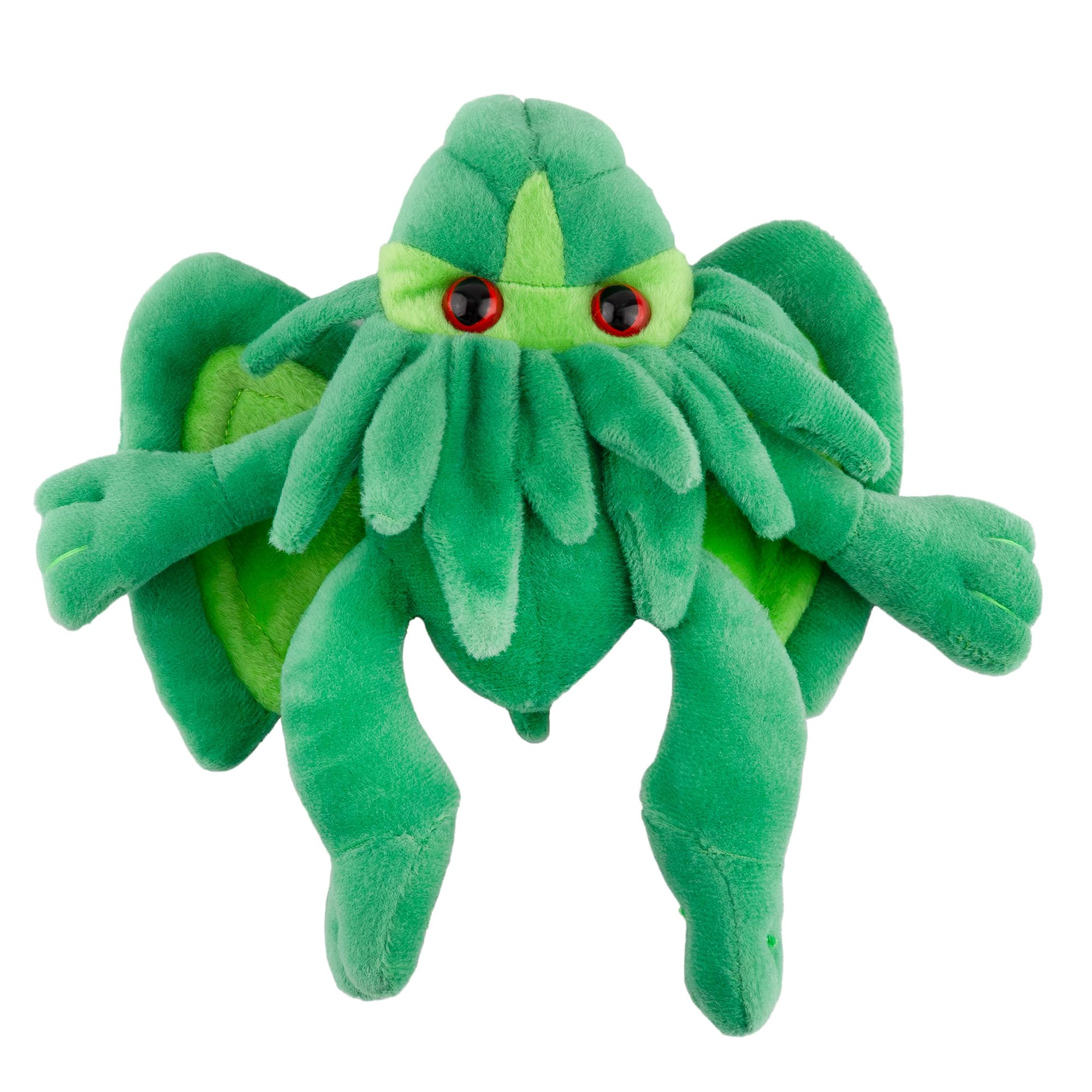 Toy Vault Mini Cthulhu Plush, 8-Inch; Stuffed Horror Toy Based on H.P. Lovecraft's Weird Fiction, Small Size