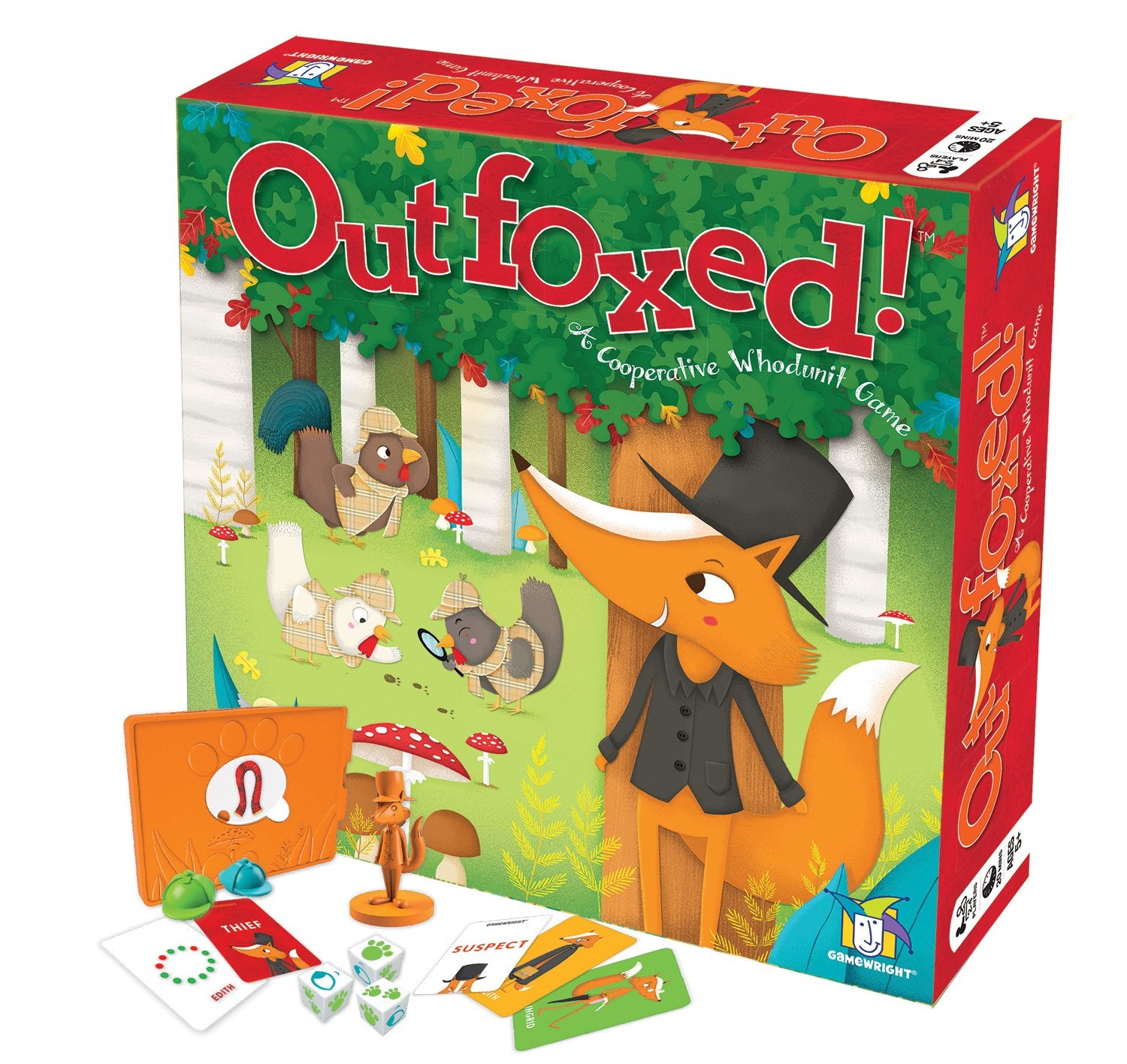 Outfoxed, A Classic Whodunnit Game for Pre-schoolers, 4 players