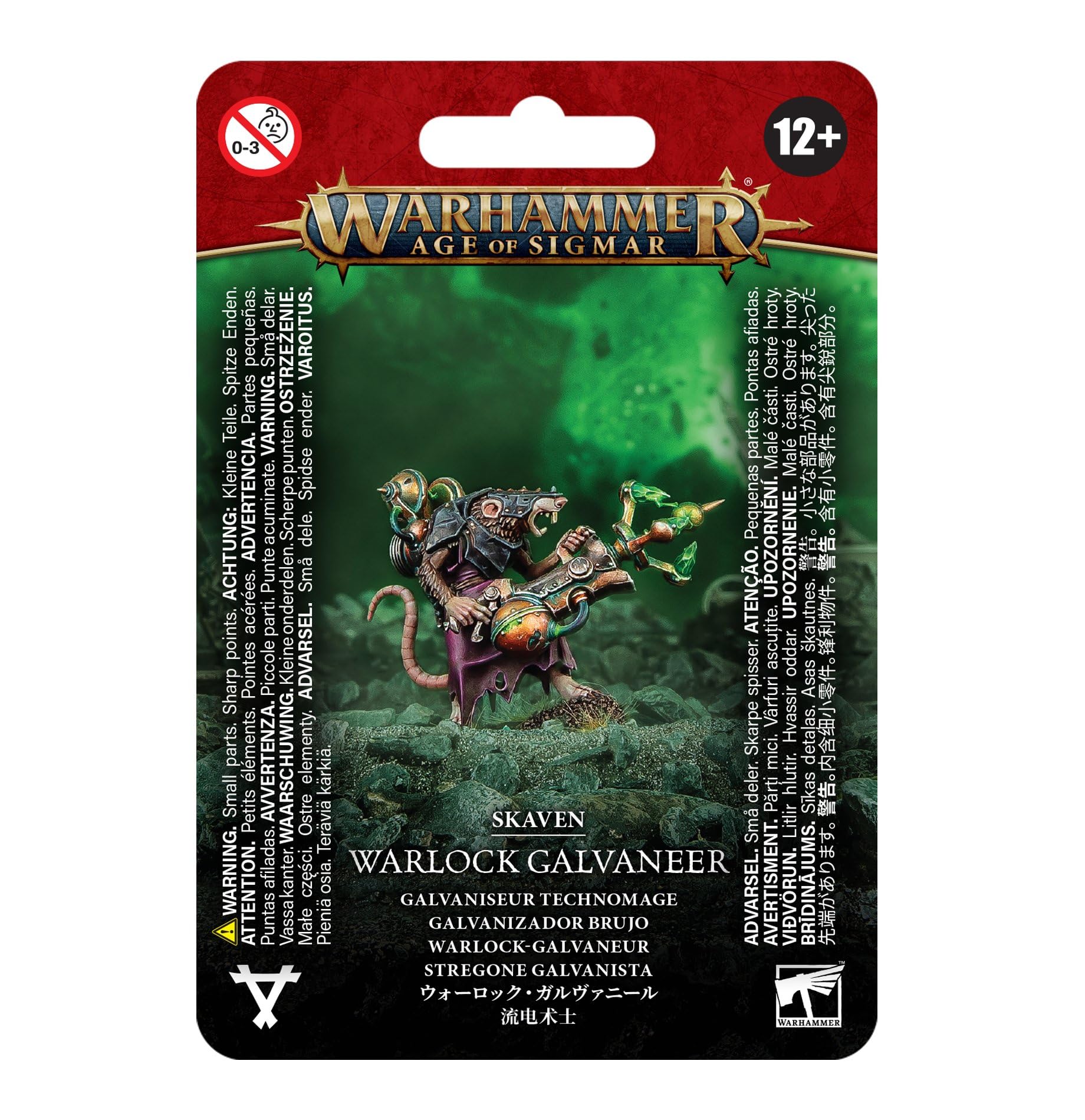 Games Workshop - Warhammer - Age of Sigmar - Skaven: Warlock Galvaneer