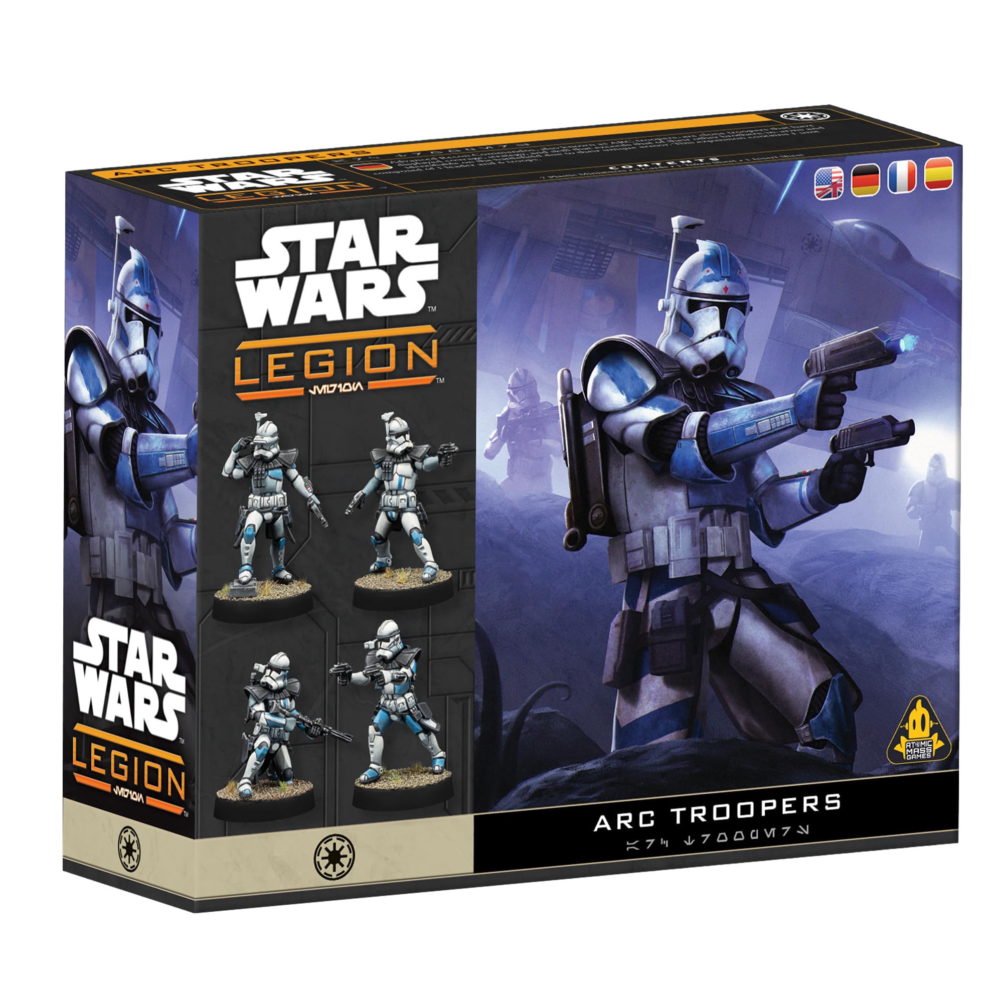 Asmodee Star Wars: Legion ARC Troopers Unit Expansion - Tabletop Miniatures Game, Strategy Game for Kids and Adults, Ages 14+, 2 Players, 3 Hour Playtime