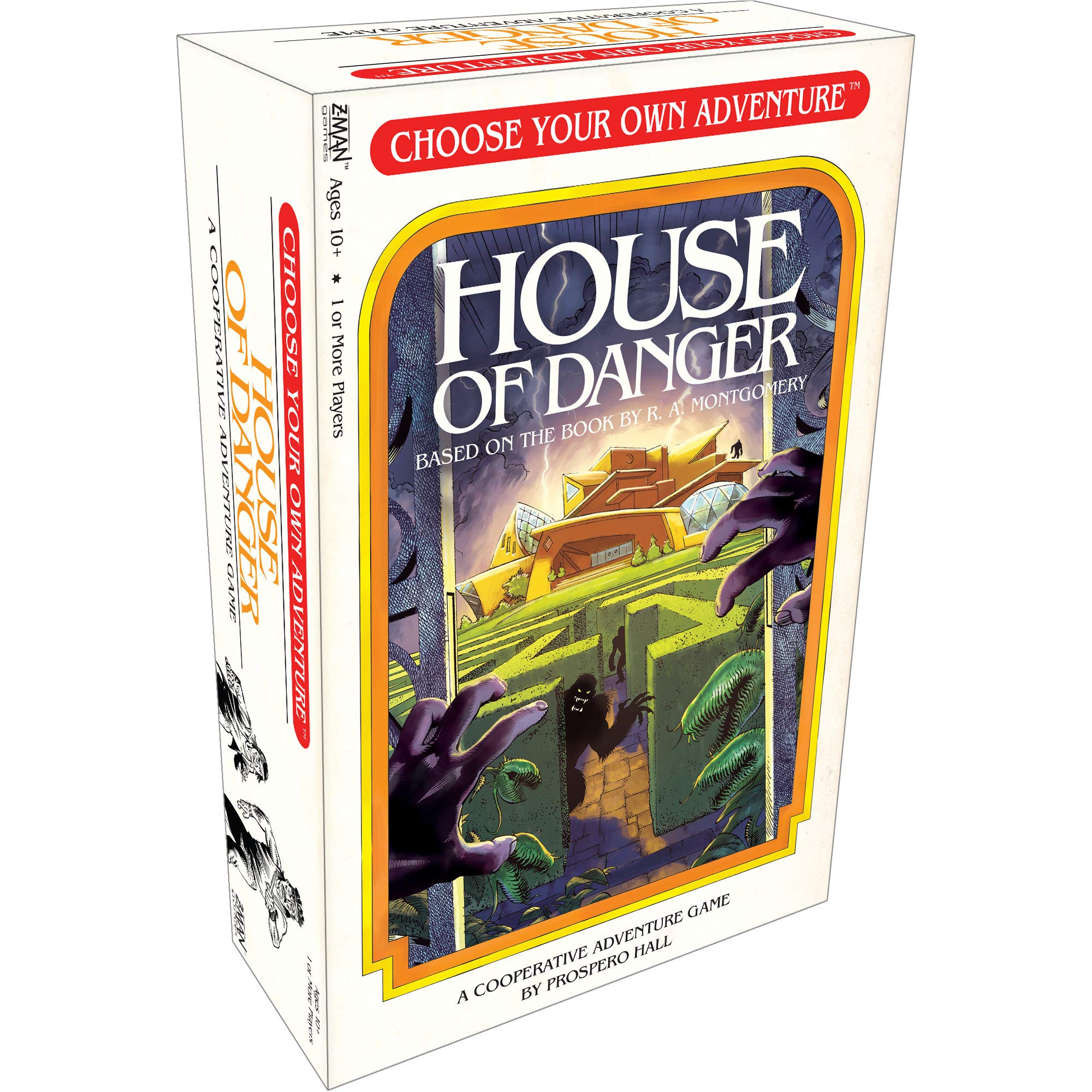 Asmodee Choose Your Own Adventure: House of Danger Board Game - Embark on a Perilous Journey in this Cooperative Narrative Adventure, Ages 10+, 1+ Players, 1+ Hour Playtime
