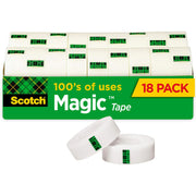 Magic™ Tape Refill Rolls, 3/4" x 1000", Pack of 18