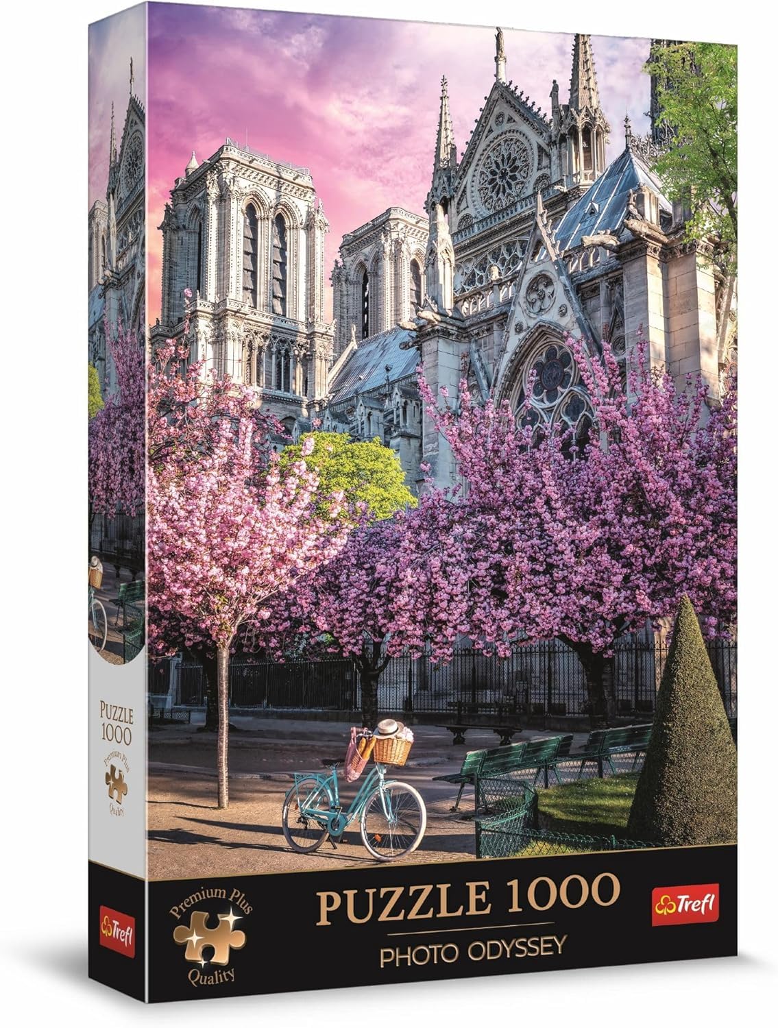 Trefl Premium Plus Quality - Puzzle Photo Odyssey: Notre-Dame Cathedral, Paris - 1000 Pieces, Unique Photographic Series, Perfect Piece Fit, for Adults and Children from 14 Years
