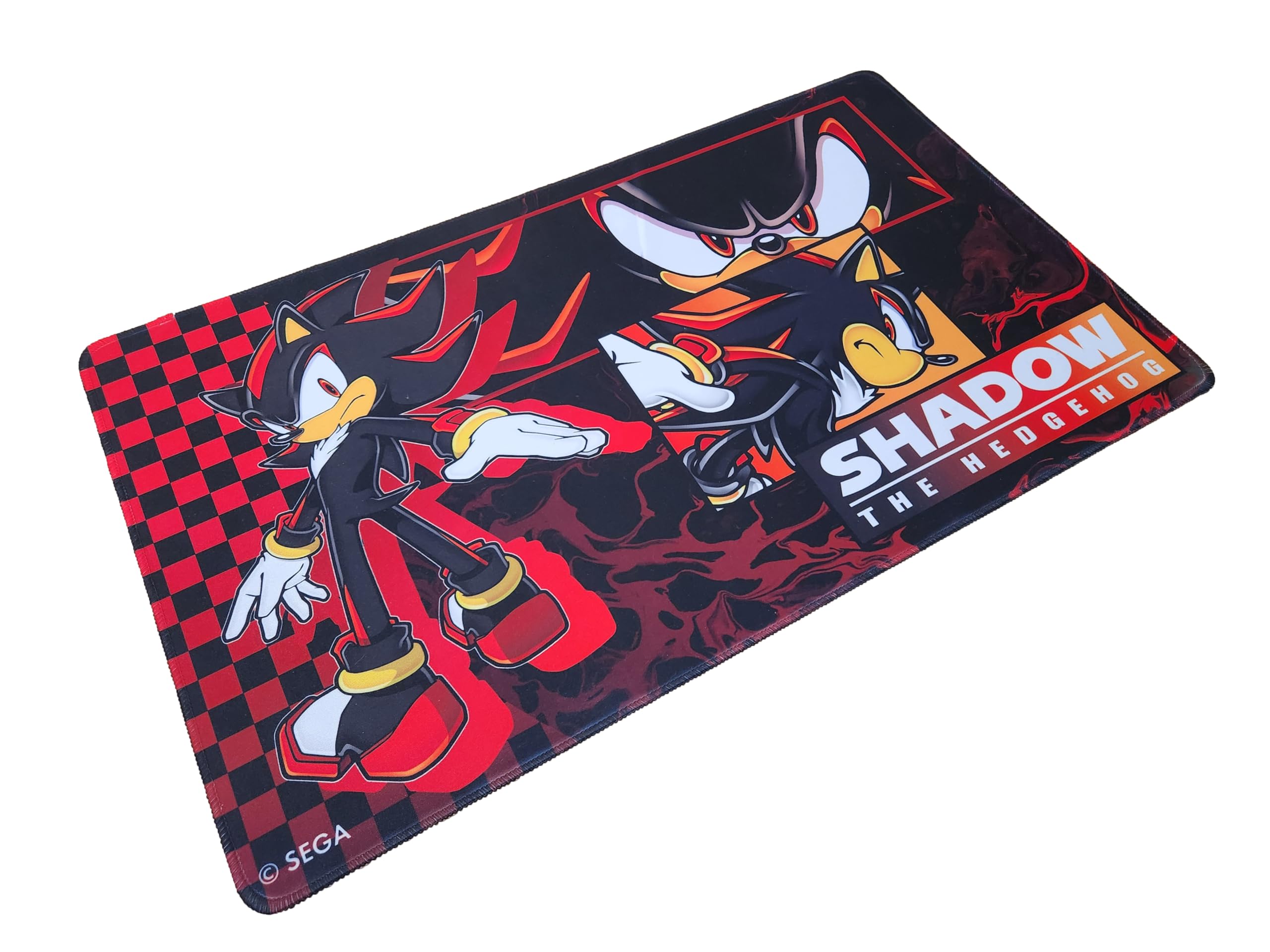 ModernSonic_Shadow Playmat, Multi-Functional playmat Serves as Surface for Gaming Comfort and as a Protective Layer for Your Cards, Game Pieces and Table, Made from neoprenepolyester Fabric