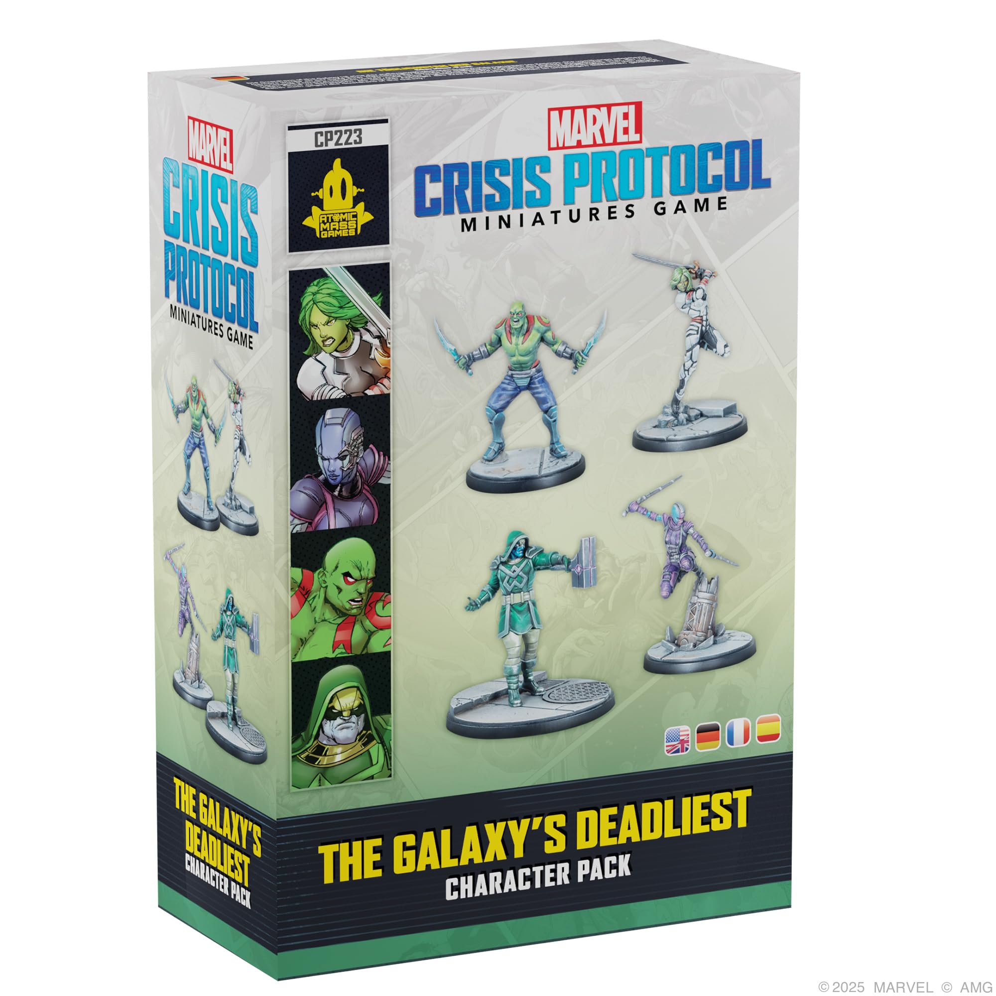 Marvel: Crisis Protocol The Galaxy's Deadliest Affiliation Pack -Tabletop Superhero Game, Ages 14+, 2 Players, 90 Minute Playtime, Made by Atomic Mass Games