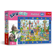 Trefl - Spy Guy Observational Puzzle: Amusement Park - 100 Pieces - Find All Items from The Frame, Colorful Puzzle Full of Details, Perception Training for Children from 5 Years