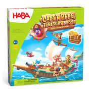 HABA Capt'n Pepe: Treasure Ahoy - A Cooperative Pirate Board Game, Adventure & Treasure Hunt for Kids & Families & A Create Your Own Adventure Legacy Game for Ages 6+