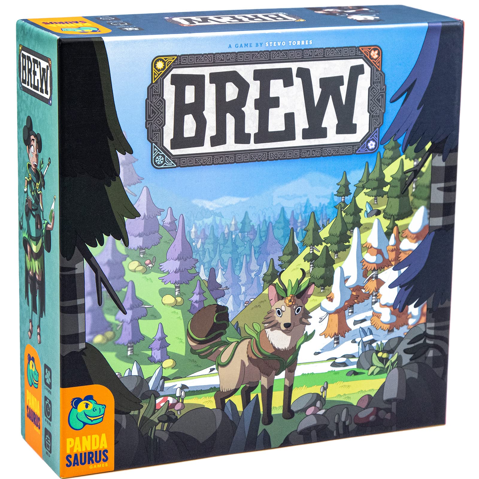 Brew Board Game - Craft Magic and Restore Balance in a Mystical Enchanted Forest! Fun Strategy Game for Kids and Adults, Ages 10+, 2-4 Players, 45-90 Minute Playtime, Made by Pandasaurus Games