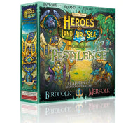 Heroes of Land, Air & Sea: Pestilence Expansion | New Factions & 7-Player Support | Epic Fantasy Strategy Game Add-On | Ages 14+ | Worker Placement & Miniatures Board Game