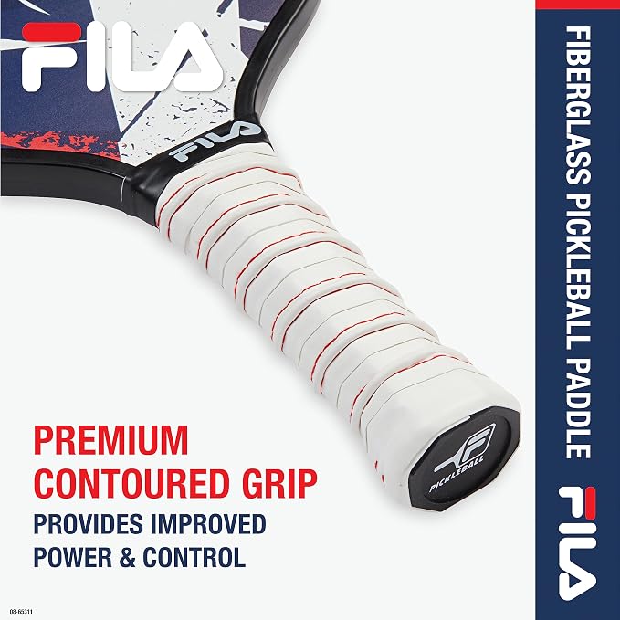Fila Fiberglass Pickleball Paddle - Action