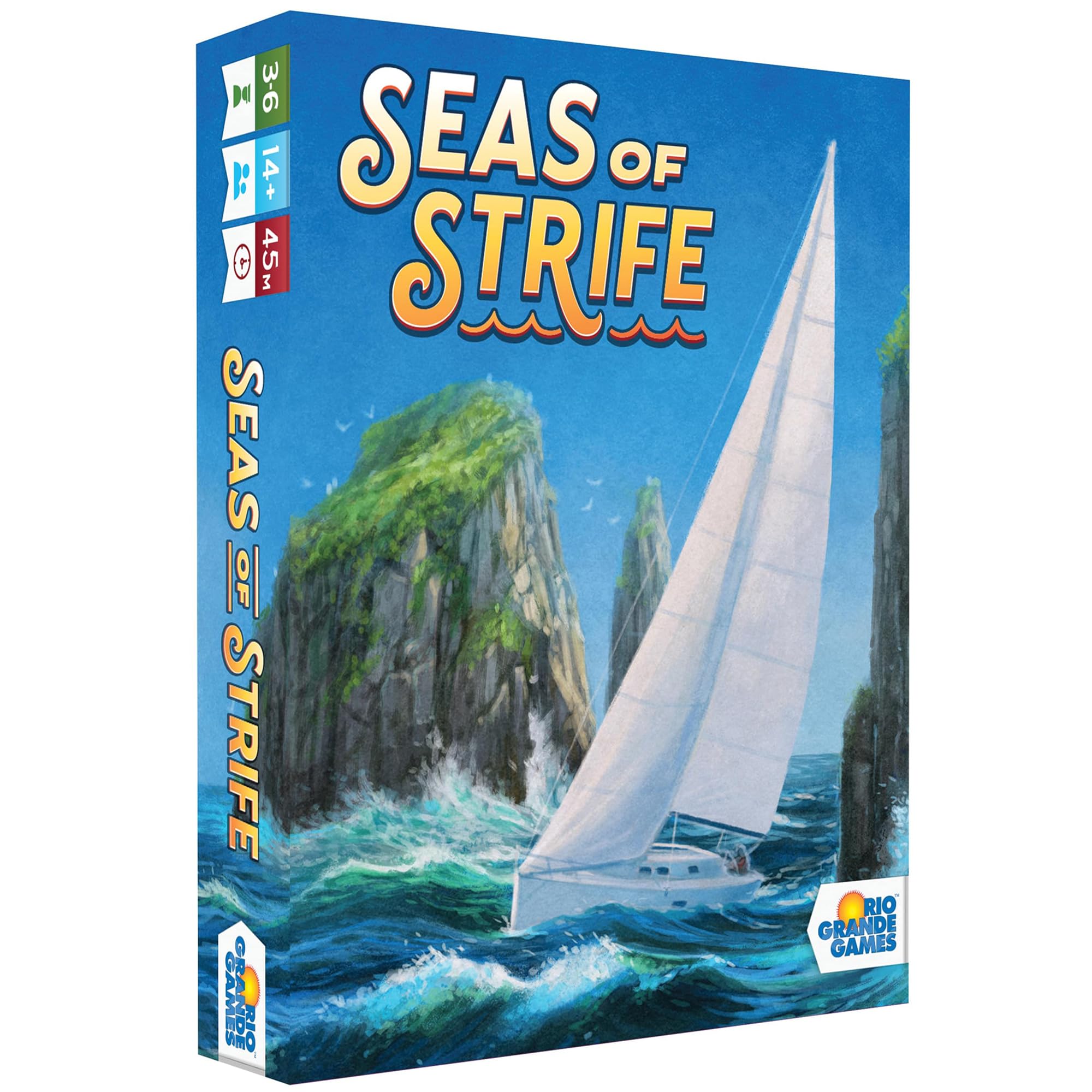 Rio Grande Games Seas of Strife Trick Taking Card Game Strategy 3-6 Players Ages 14+