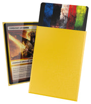 Ultimate Guard Cortex Outer Card Sleeves, 100 Standard Size TCG Sleeves, 66 x 91mm, Yellow Back, Glossy Finish, No PVC & Acid-Free, High Clarity