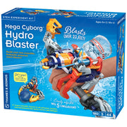 Thames & Kosmos Mega Cyborg Hydro Blaster STEM Experiment Kit, Toy of The Year Finalist - Build a Wearable Hydraulic-Powered Water Toy & Gripper, Shoots Water Up to 20 Feet, Transforms Into 5 Models