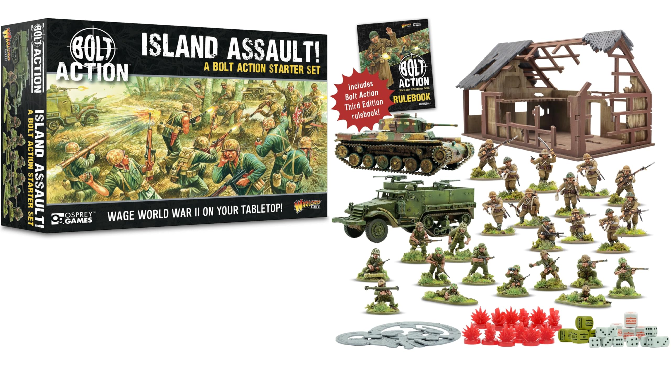 Bolt Action Starter Set–Island Assault! (Third Edition)