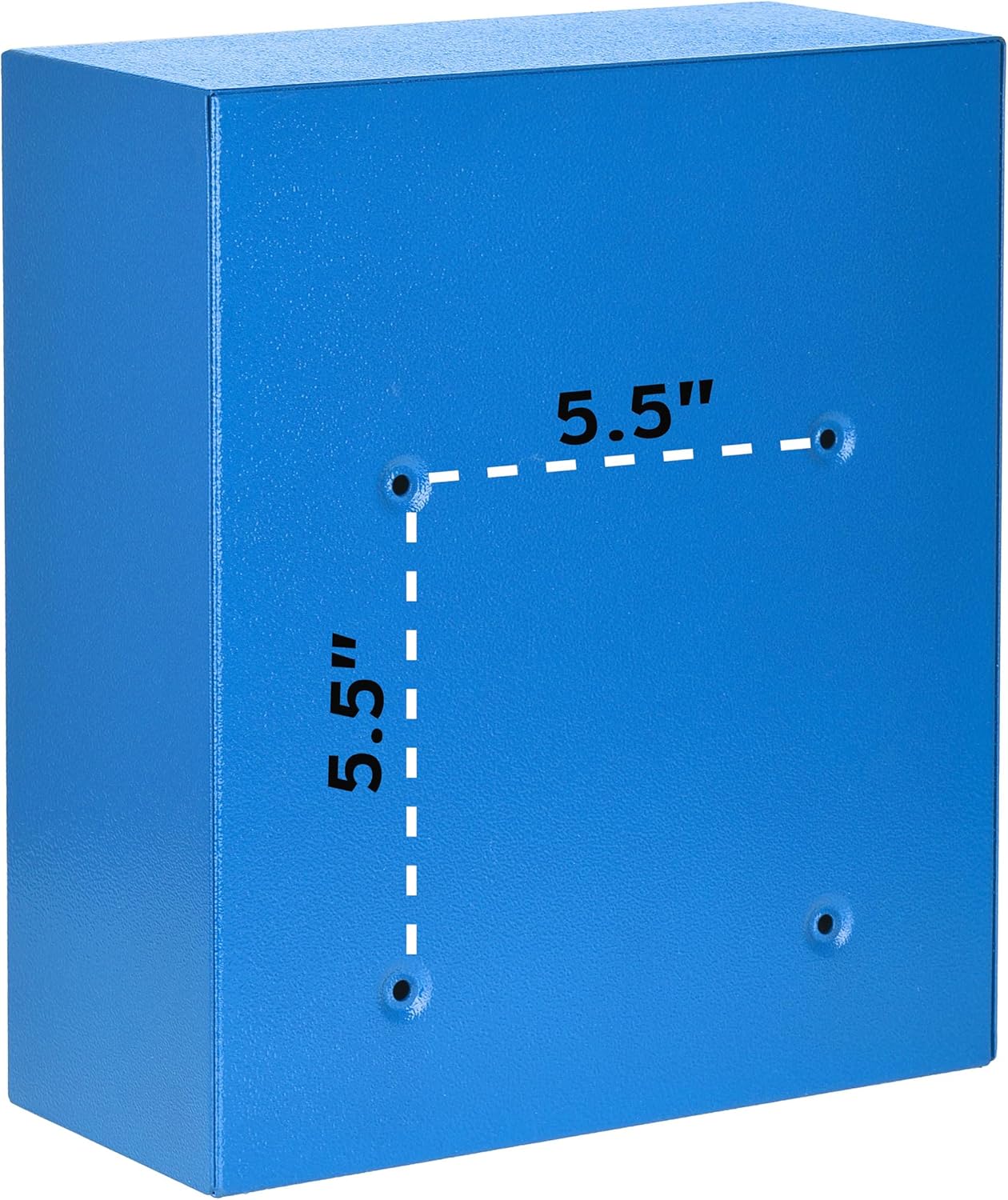 Medium Ultimate Blue Wall Mounted Mail Box with Suggestion Cards