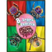 Brexwerx Games: 8-Legged Peacock - Card Game, Drafting & Matching Game About The Maratus Spiders Dance, Family Ages 10+, 2-6 Players, 15 Min