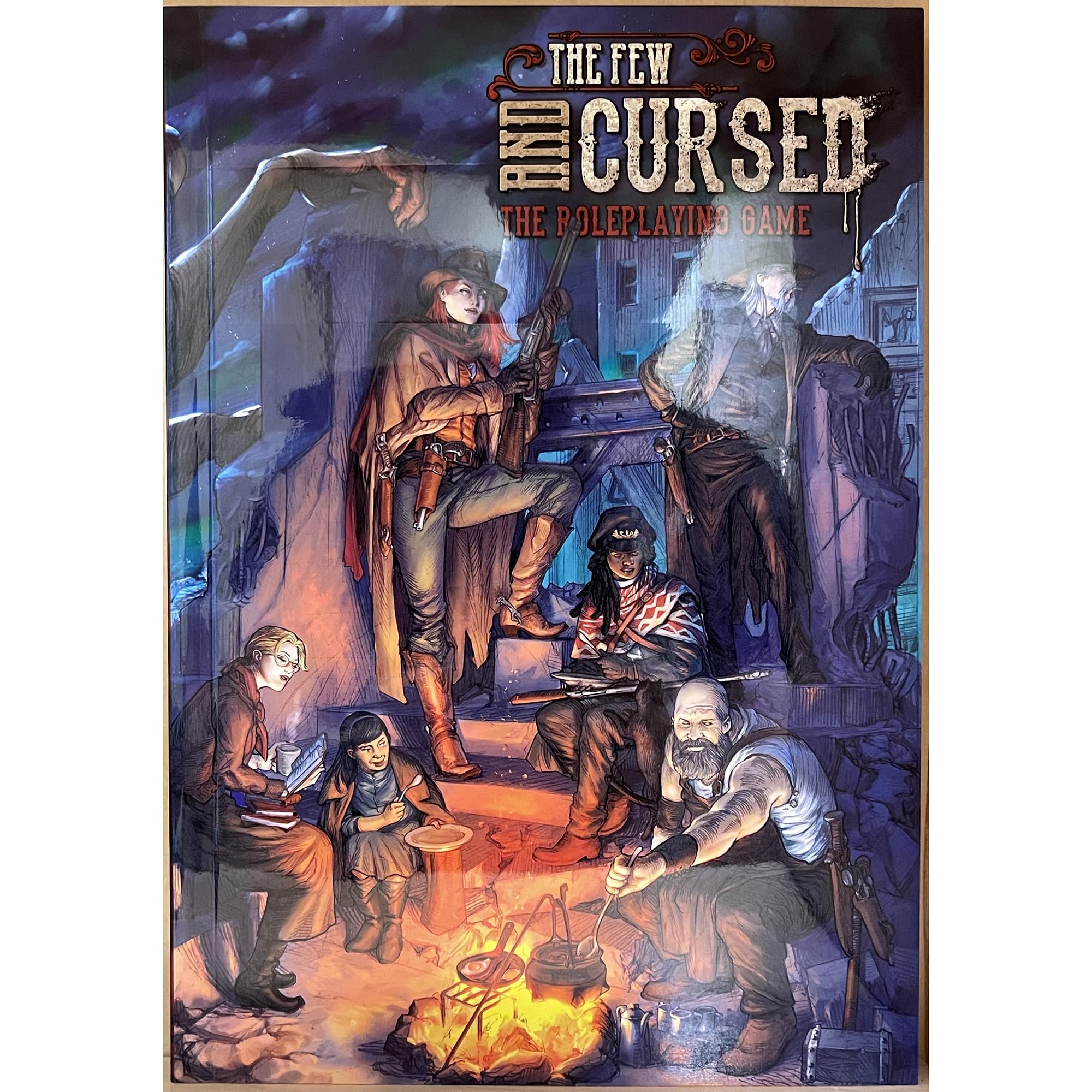 Rock Manor Games: The Few & Cursed Roleplaying Game - RPG Book, Weird Western Fantasy Survival Adventure, Tabletop Roleplaying Game , Co-Op 3-8 Player