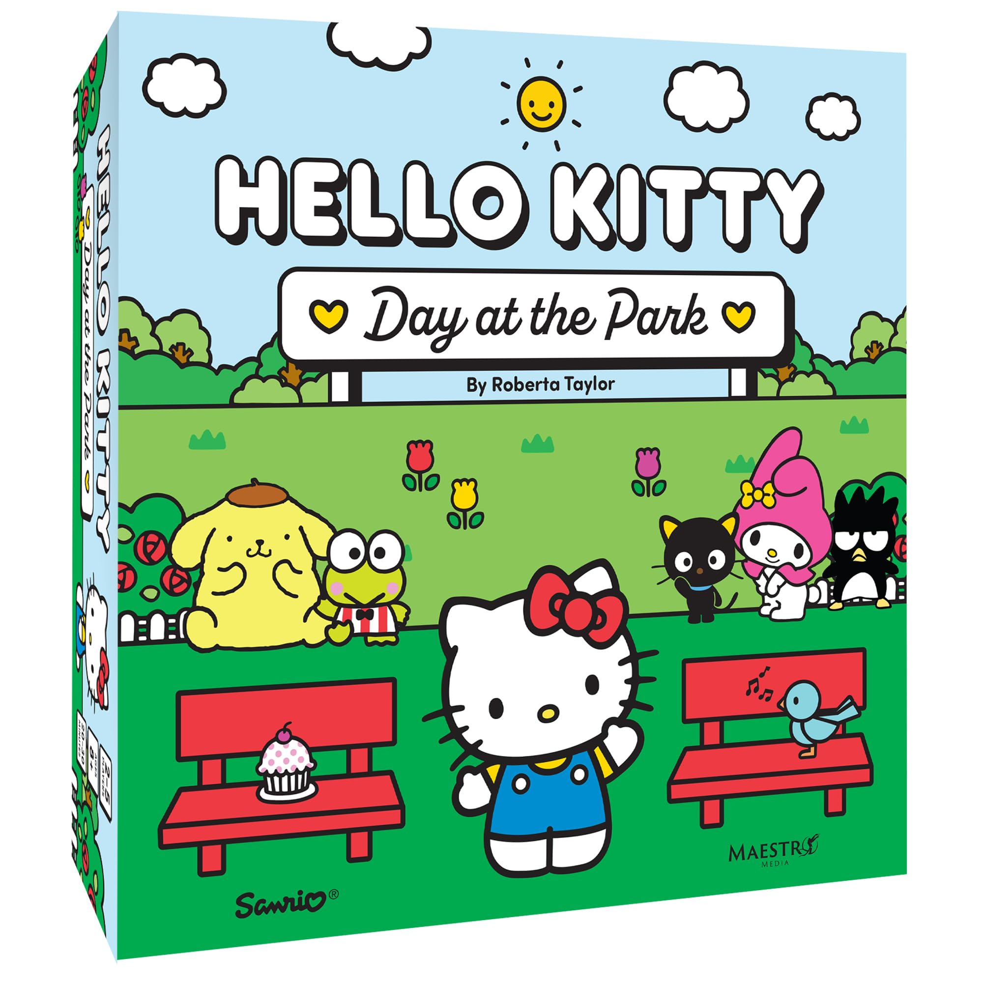 Hello Kitty: Day at The Park - Tile Laying Family Board Game, Play As Hello Kitty Characters, Officially Licensed, Ages 8+, 2-4 Players
