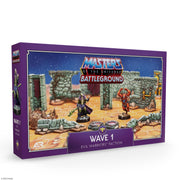 Archon Studio Masters of the Universe: Battleground Expansion Set Wave 1 Evil Warriors Faction - Includes Scareglow and Beast Man Miniatures, Terrain Pieces, Rules and More - for Ages 14+