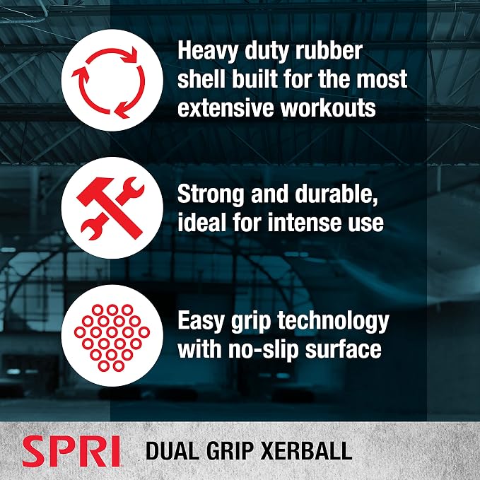 SPRI Medicine Ball with Handles - 8 lb