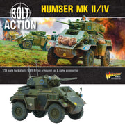 Warlord Games Humber MK II/IV Armoured Car - 1:56 / 28mm Plastic Scale Model for Bolt Action Highly Detailed World War 2 Miniatures for Table-top Wargaming