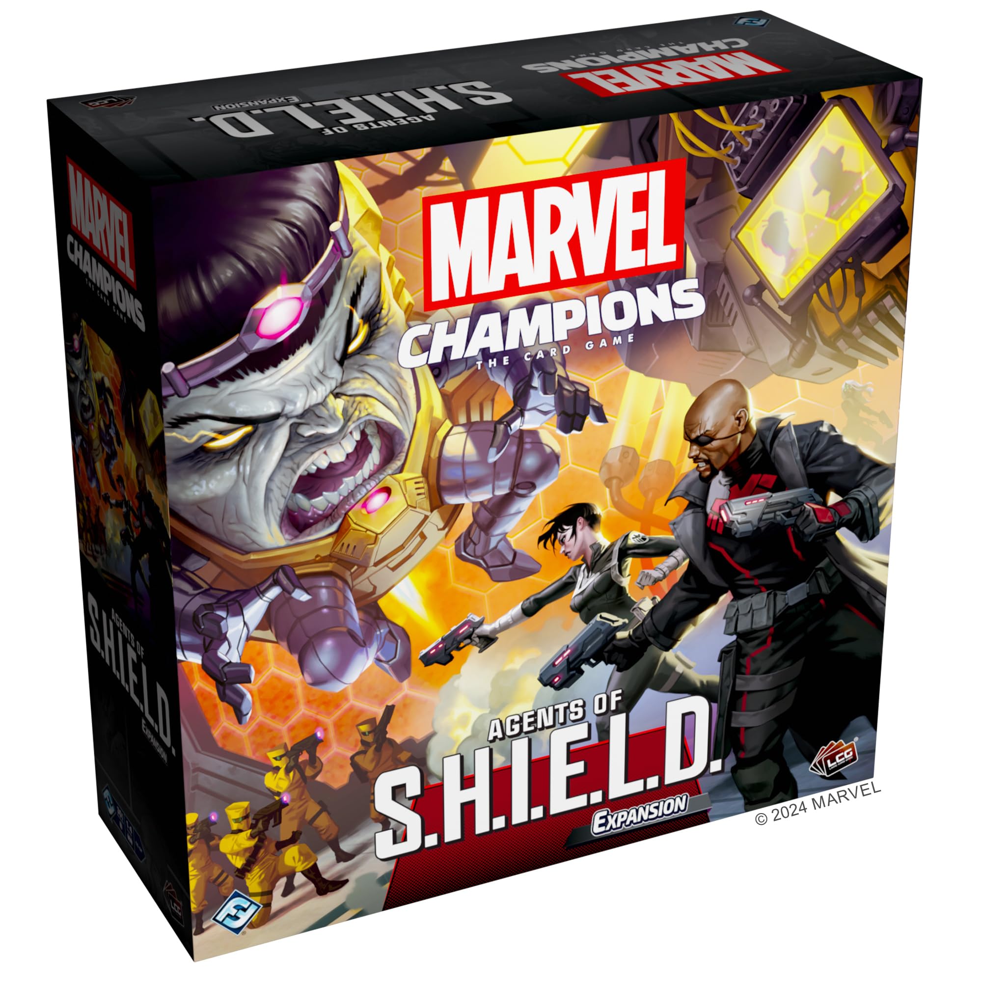 Marvel Champions The Card Game Agents of S.H.I.E.L.D. Campaign Expansion - Cooperative Strategy Game for Kids & Adults, Ages 14+, 1-4 Players, 45-90 Min Playtime, Made by Fantasy Flight Games