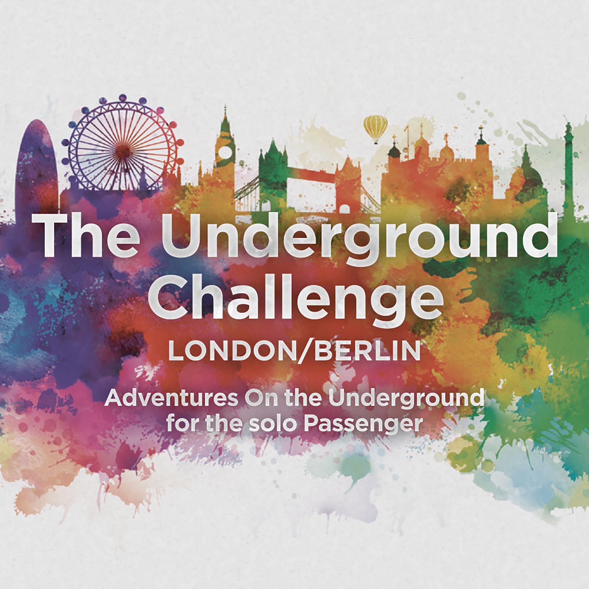 LudiCreations: On The Underground: London/Berlin - Train Route Building, Strategy Board Game, 2 City Maps, Family Game, Ages 14+, 2-5 Players, 60 Min