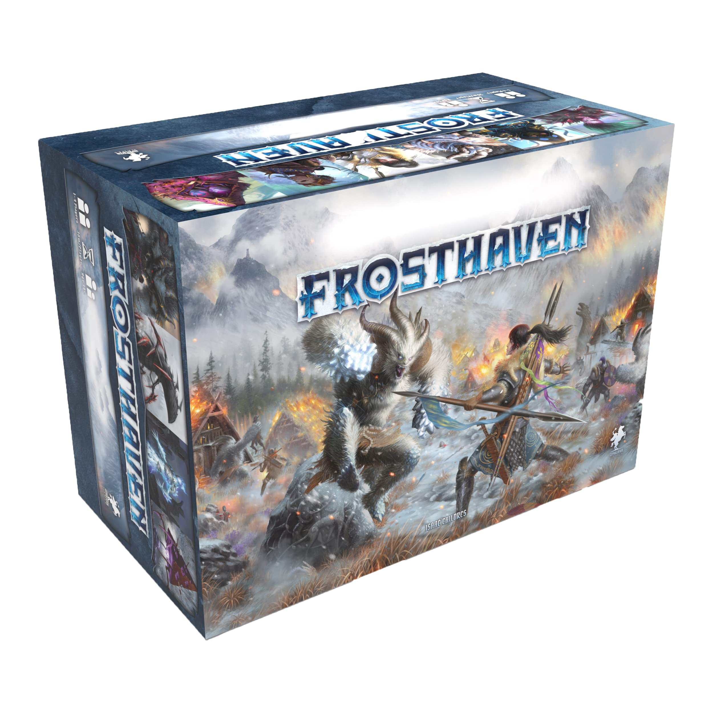 Cephalofair Games Frosthaven Board Game – Epic Cooperative Campaign Adventure, Legacy Tactical RPG with Miniatures, Resource Management, Fantasy Storytelling