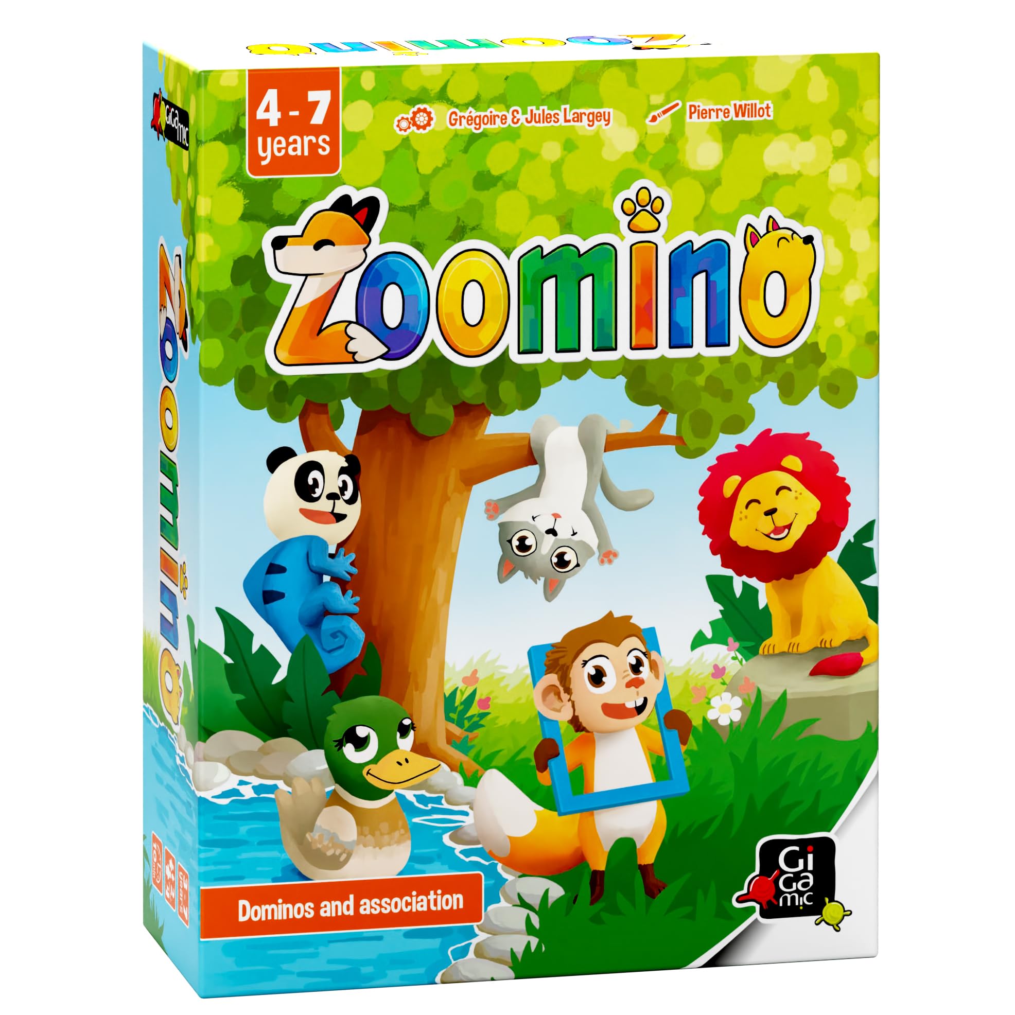 Zoomino | Adorable Animal Card Game for Kids & Families | Create a Zoo of Fantastical Creatures | Perfect Small Gift for Kids | Fun Family Board Games Activity | Ages 4+ | 2 - 4 Players | 10 Min