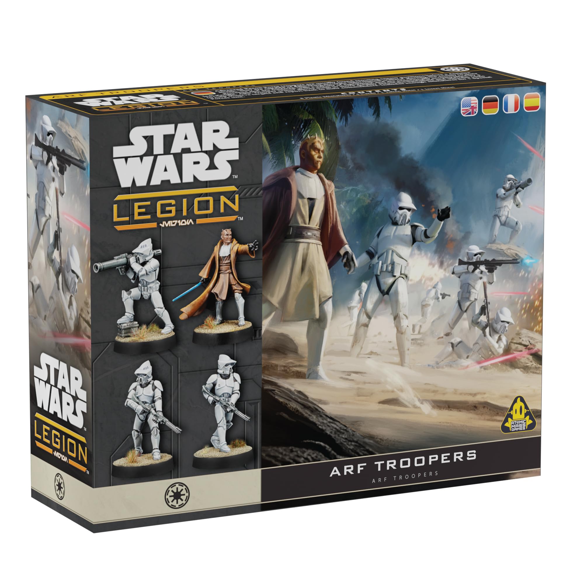 Asmodee Star Wars: Legion ARF Troopers Unit Expansion - Tabletop Miniatures Game, Strategy Game for Kids and Adults, Ages 14+, 2 Players, 3 Hour Playtime