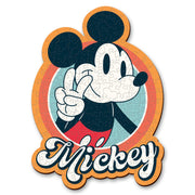 Trefl Disney 160 Piece Jigsaw Puzzle Retro Mickey Mouse Wood Craft Irregular Shapes, 10 Puzzles of Disney Symbols, Modern Premium Jigsaw, for Adults and Children from 9 Years Old