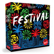 Festival - Light Up The Sky! | Fun Holiday Fireworks Board Game for Kids, Teens, and Adults | Select Tiles to Create The Most Beautiful Fireworks Display | Ages 8+ | 2 to 4 Players | 20 Min