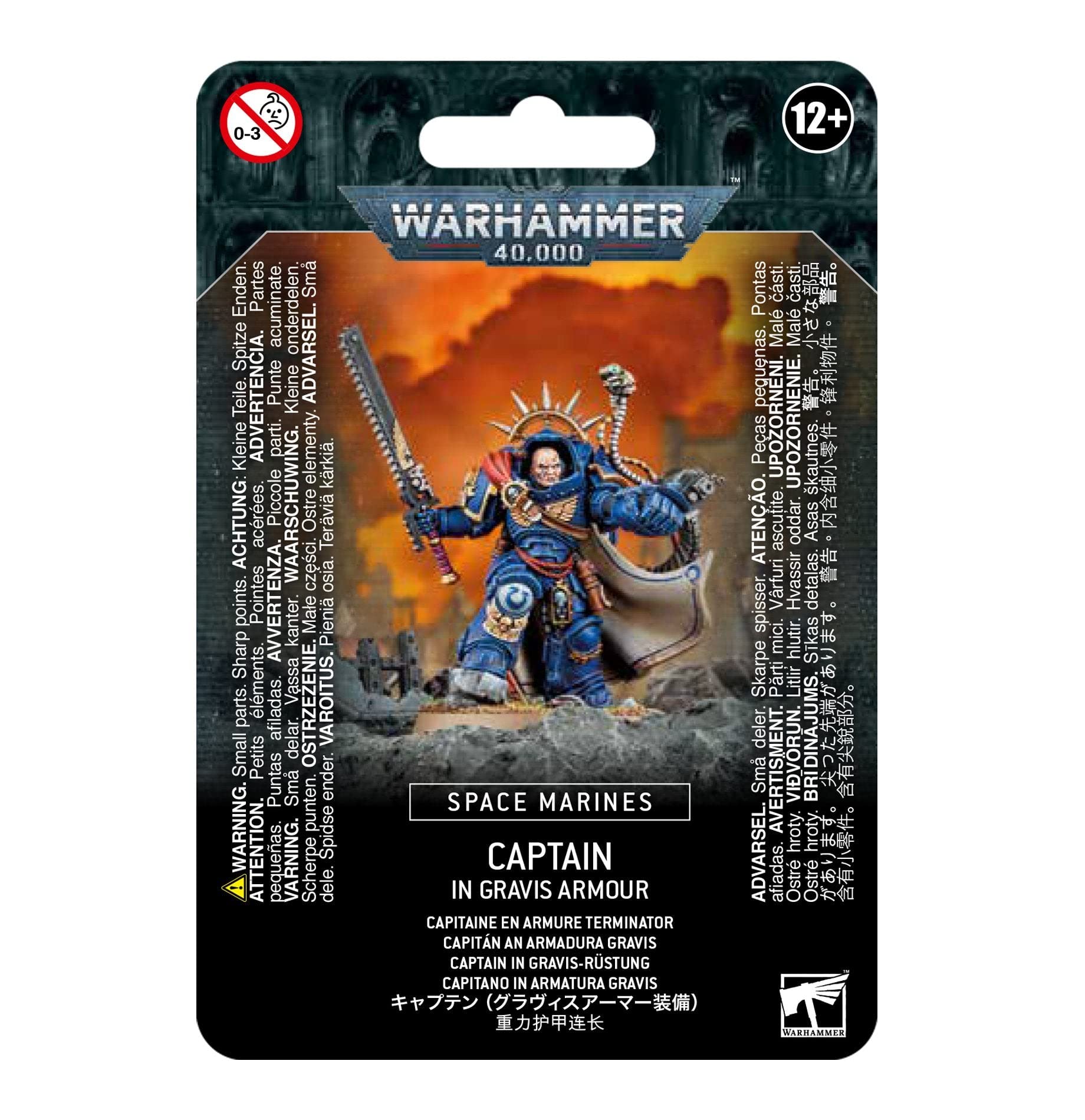 48-70 Warhammer 40,000: Space Marines: Captain in Gravis Armour