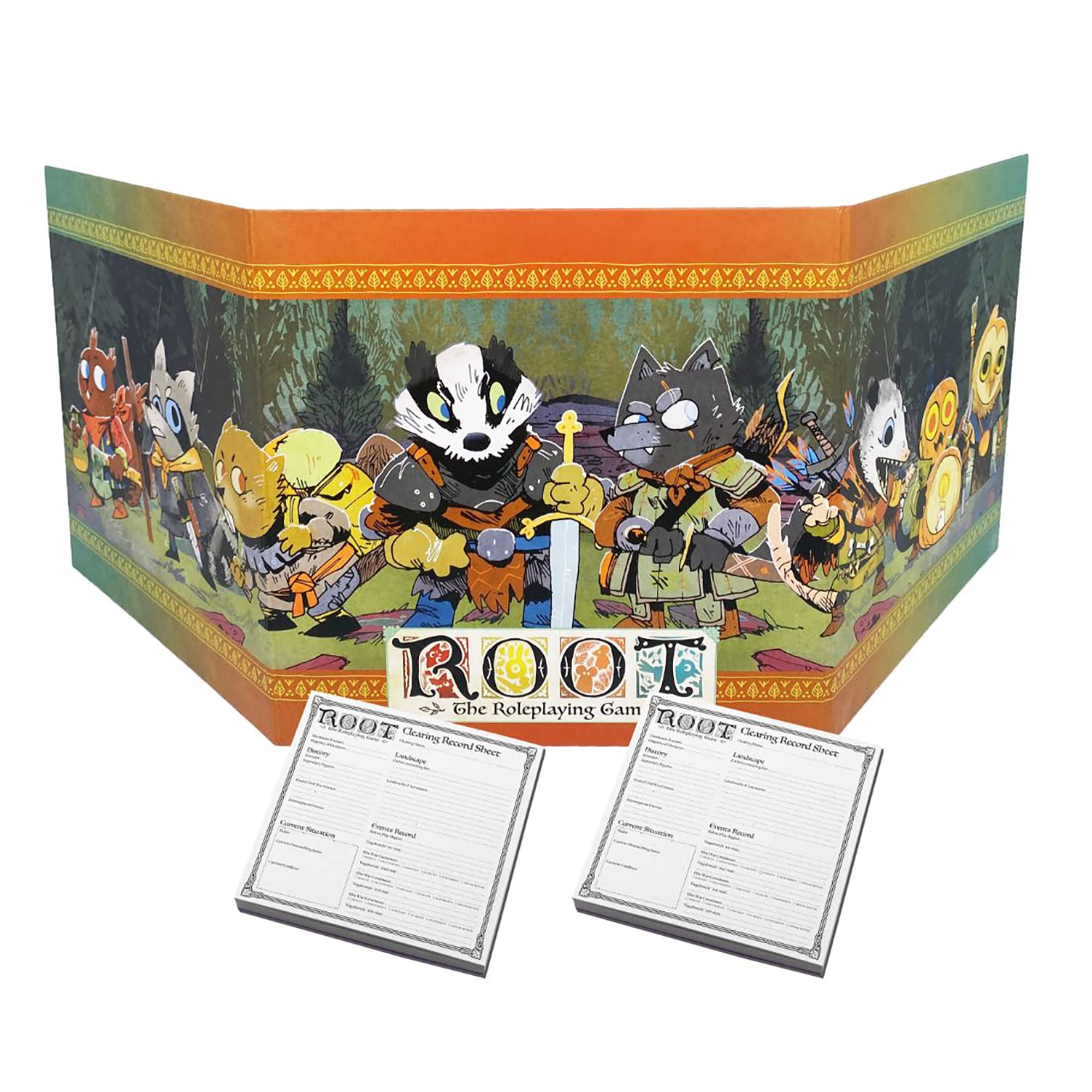Magpie Games Root The Roleplaying Game: GM Screen & Campaign Notepads – Gamemaster Accessory Pack