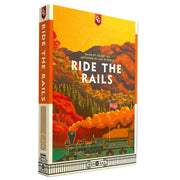 Capstone Games Ride The Rails Strategy Board Game for 3 to 5 Players | Competitive Railroad Investment with Network Expansion and Shared Routes, Modern Euro Tabletop Game | Ages 14+ | 45–60 Min
