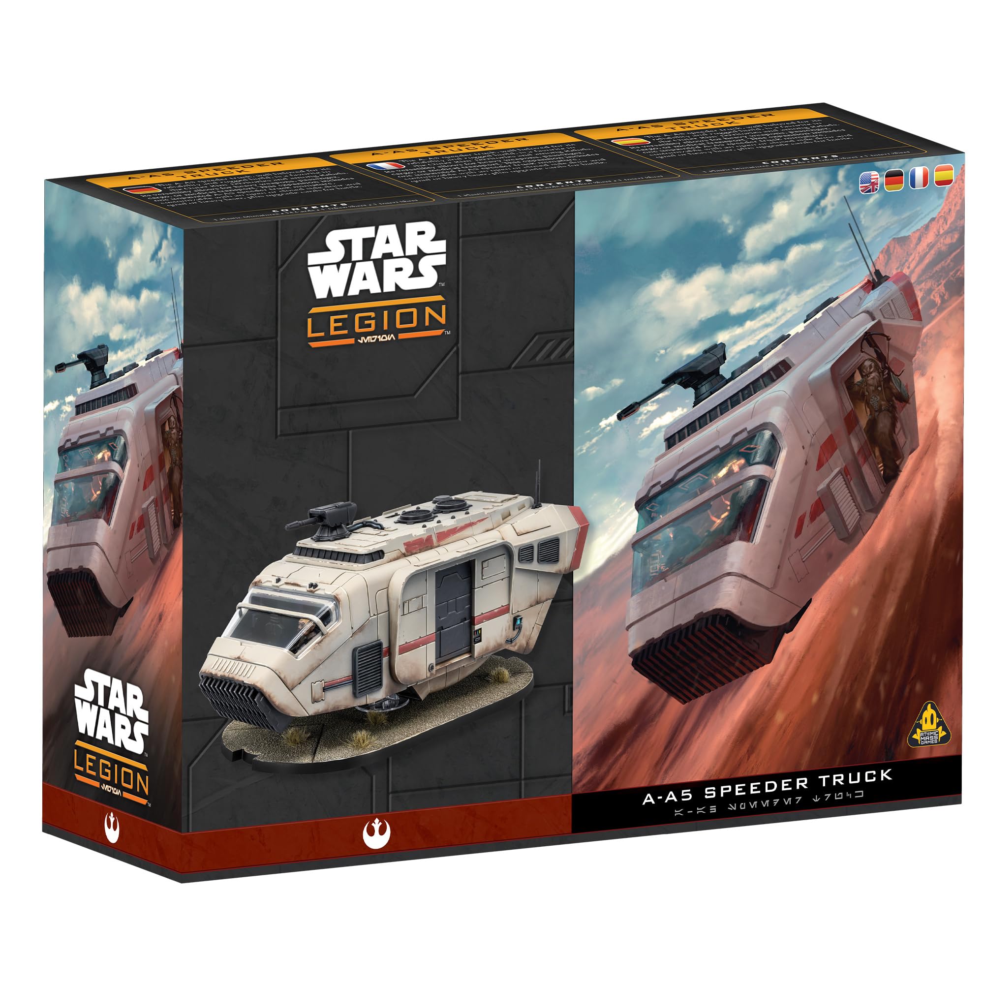 Asmodee Star Wars: Legion A-A5 Speeder Truck - Tabletop Miniatures Game, Strategy Game for Kids and Adults, Ages 14+, 2 Players, 90 Min Playtime