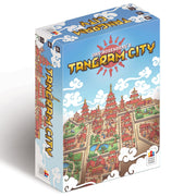 Capstone Games Tangram City Strategy Board Game for 1-5 Players - Abstract City Building Puzzle with Tile Laying, Spatial & Logical Planning, Solo & Competitive Gameplay - 30 Min | Ages 10+