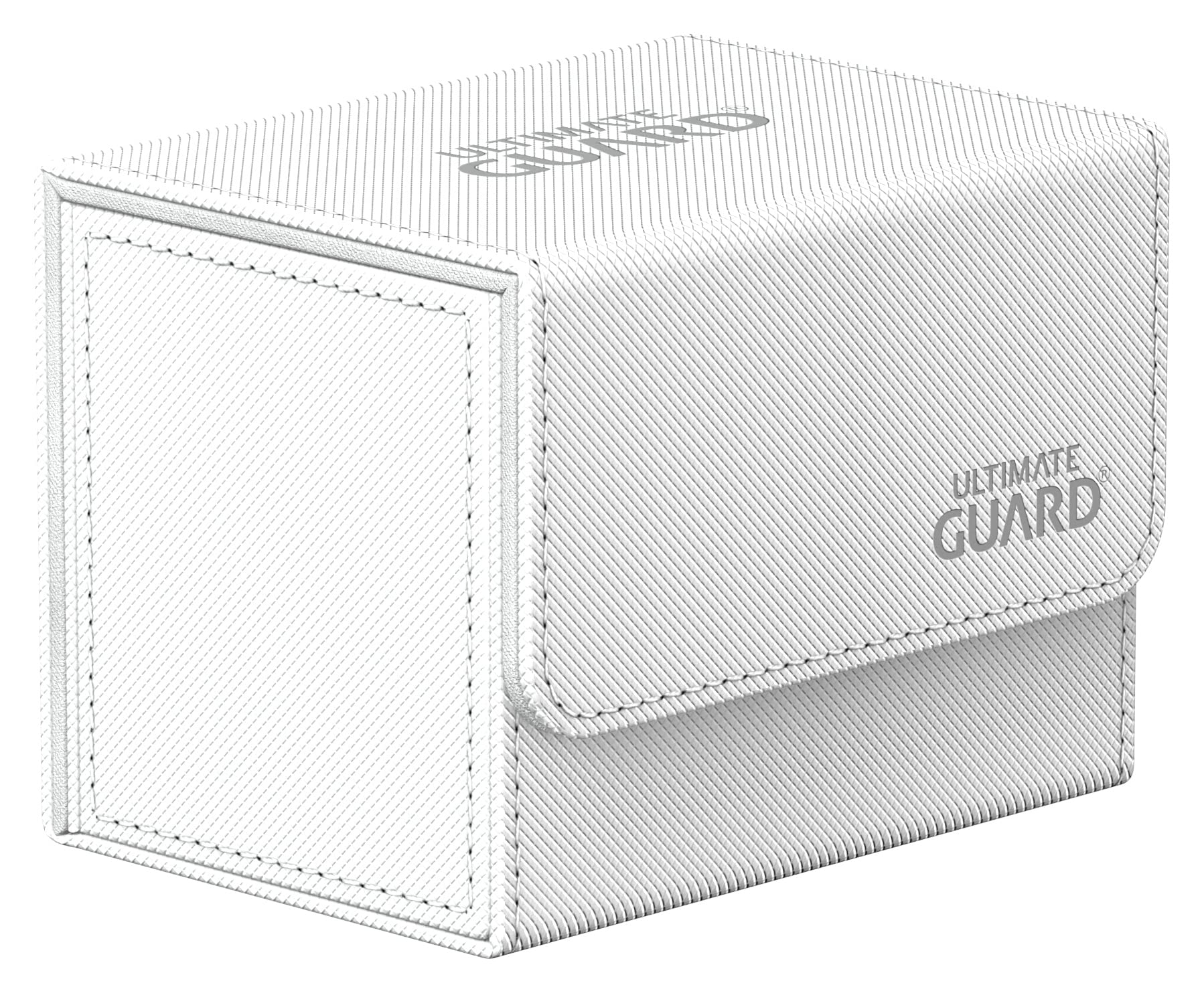 Ultimate Guard Sidewinder 80+, Deck Box for 80 Double-Sleeved TCG Cards, White, Magnetic Closure & Microfiber Inner Lining for Secure Storage